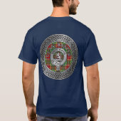 Clan Baxter Crest & Tartan Knot T-shirt (Achterkant)