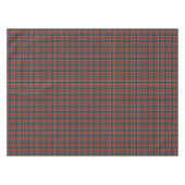 Clan Baxter Tartan Bos Groen en Rood Plaid Tafelkleed (Voorkant (Horizontaal))