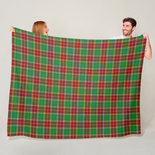 Clan Baxter Tartan Fleece Deken (In situ)