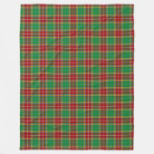 Clan Baxter Tartan Fleece Deken (Voorkant)