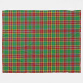 Clan Baxter Tartan Fleece Deken (Voorkant (Horizontaal))