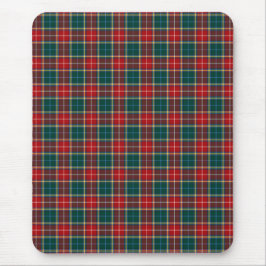Clan Baxter Tartan Rood en Bos Groen Plaid Muismat