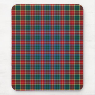 Clan Baxter Tartan Rood en Bos Groen Plaid Muismat