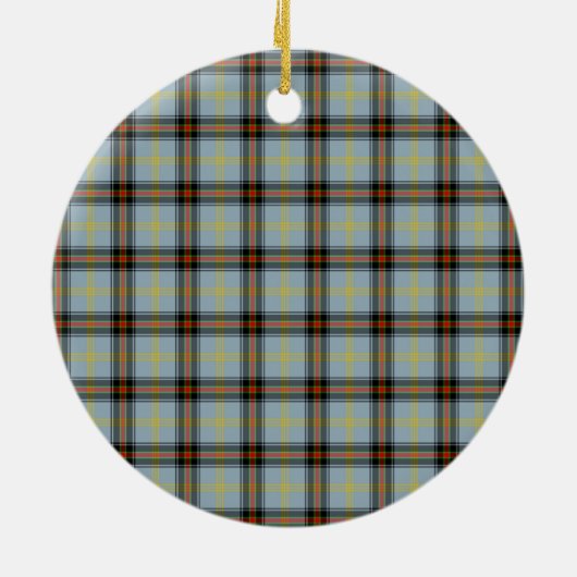 Clan Bell Badge Tartan Pset Keramisch Ornament (Achterkant)