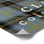 Clan Bell Colors of Scotland Tartan Poster (Hoek)