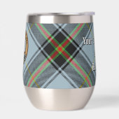 Clan Bell Crest boven Tartan (Links)
