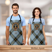 Clan Bell Crest boven Tartan Schort