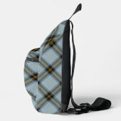Clan Bell Crest boven Tartan Sling Bag (Rechts)