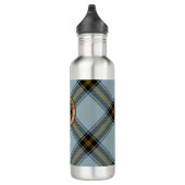 Clan Bell Crest boven Tartan Waterfles (Rechts)