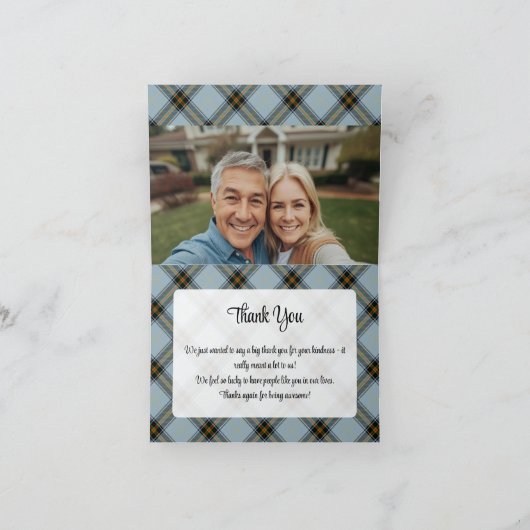 Clan Bell Crest over Tartan (Binnen)