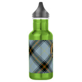 Clan Bell Crest over tartan Waterfles (Links)