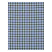 Clan Bell Lichtblauw en Zwart Schots Tartan Tafelkleed (Voorkant)