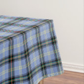 Clan Bell Lichtblauw en Zwart Schots Tartan Tafelkleed (Voorbeeld)