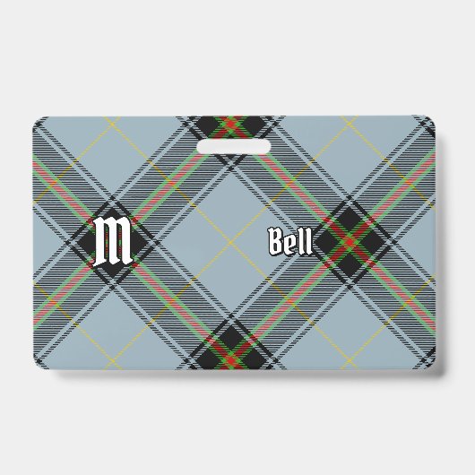 Clan Bell Tartan Badge (Voorkant)