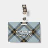 Clan Bell Tartan Badge (Achterkant met clip)