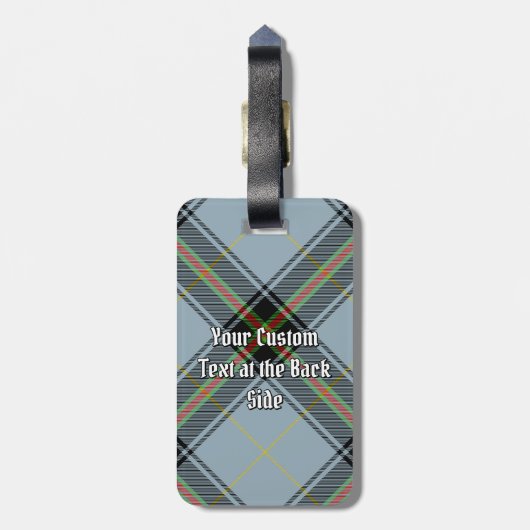 Clan Bell Tartan Bagagelabel (Achterkant verticaal)