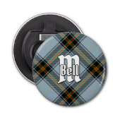 Clan Bell Tartan flesopener Button Flesopener (Voorkant)
