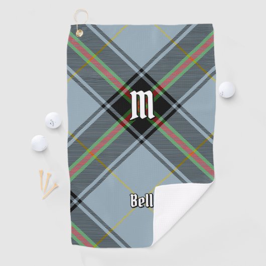 Clan Bell Tartan Golfhanddoek (Insitu)