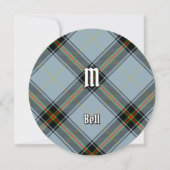 Clan Bell Tartan Kaart (Voorkant)
