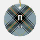 Clan Bell Tartan Keramisch Ornament (Voorkant)