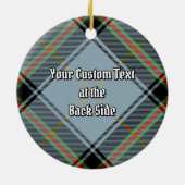 Clan Bell Tartan Keramisch Ornament (Achterkant)