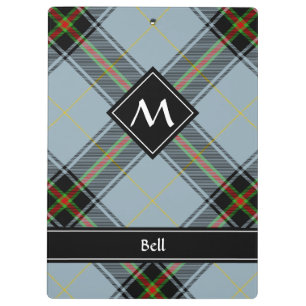 Clan Bell Tartan Klembord