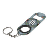 Clan Bell Tartan Mini Flessenopener (Voorkant Gekanteld)