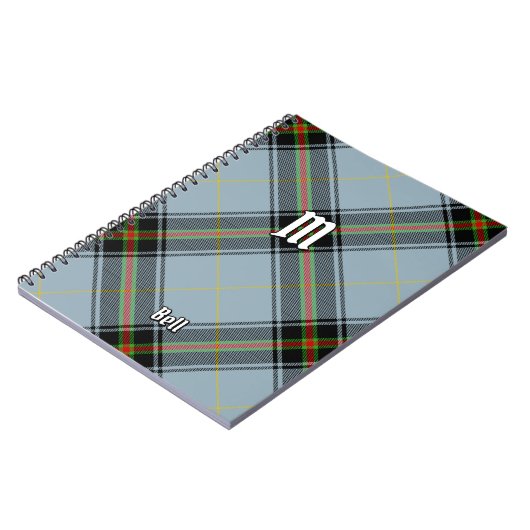 Clan Bell Tartan Notitieboek (Linkerzijde)