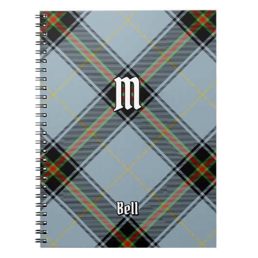 Clan Bell Tartan Notitieboek (Voorkant)