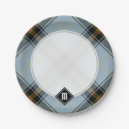 Clan Bell Tartan Papieren Bordje (Voorkant)