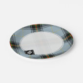 Clan Bell Tartan Papieren Bordje (Gekanteld)