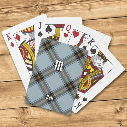 Clan Bell Tartan Pokerkaarten