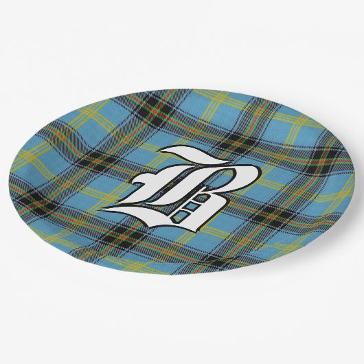 Clan Bell Tartan Pset Papieren Bordje (Gekanteld)