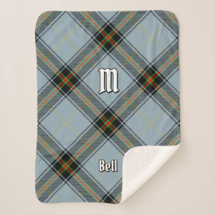 Clan Bell Tartan Sherpa Deken
