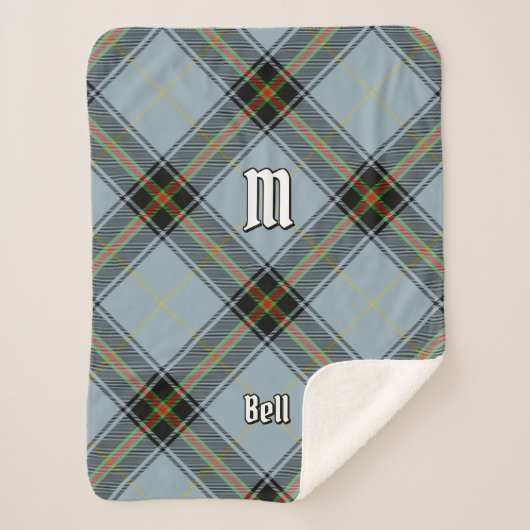 Clan Bell Tartan Sherpa Deken (Voorkant)