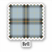 Clan Bell Tartan Sticker (Voorkant)
