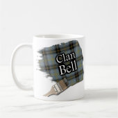 Clan Bell Tartan verfborstel Cup Mok (Links)