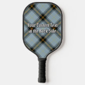 Clan Bell Wapen over Tartan Pickleball Paddle (Achterkant)