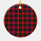 Clan Belshes Tartan Keramisch Ornament (Achterkant)