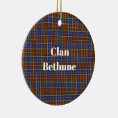 Clan Bethune Tartan Keramisch Ornament (Rechts)
