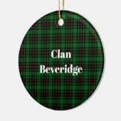 Clan Beveridge Tarta Keramisch Ornament (Links)