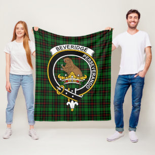 Clan Beveridge Tartan Schotlandse ruit Fleece Deken