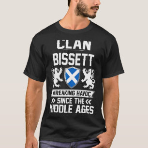 Clan Bissett Scottish Family Clan Scotland Wreakin T-shirt