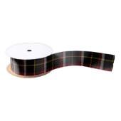 Clan Black Tartan Satijnen Lint (Spoel)