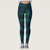 Clan Black Watch Tartan Leggings (Voorkant)