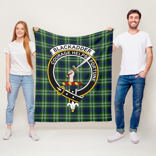 Clan Blackadder Schotse Plaid Fleece Deken (In situ)