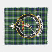 Clan Blackadder Schotse Plaid Fleece Deken (Voorkant (Horizontaal))