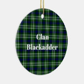 Clan Blackadder Tartan Keramisch Ornament (Rechts)