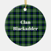 Clan Blackadder Tartan Keramisch Ornament (Voorkant)