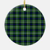Clan Blackadder Tartan Keramisch Ornament (Achterkant)